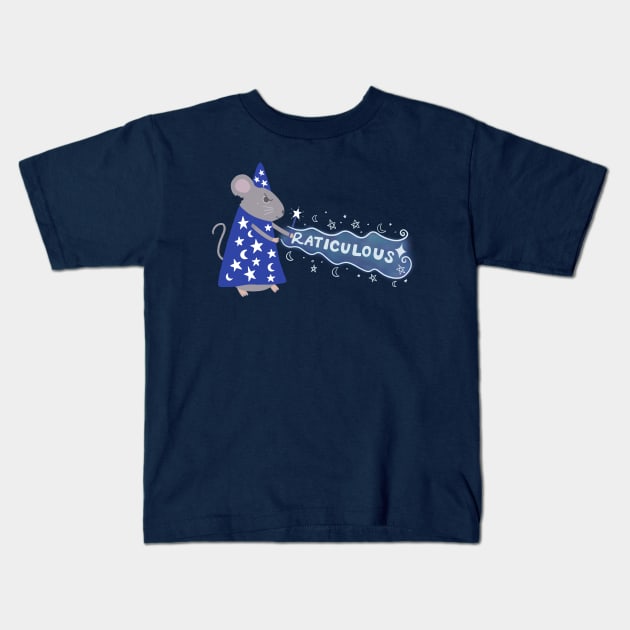 Raticulous Year of the Rat Wizard Kids T-Shirt by awesomesaucebysandy